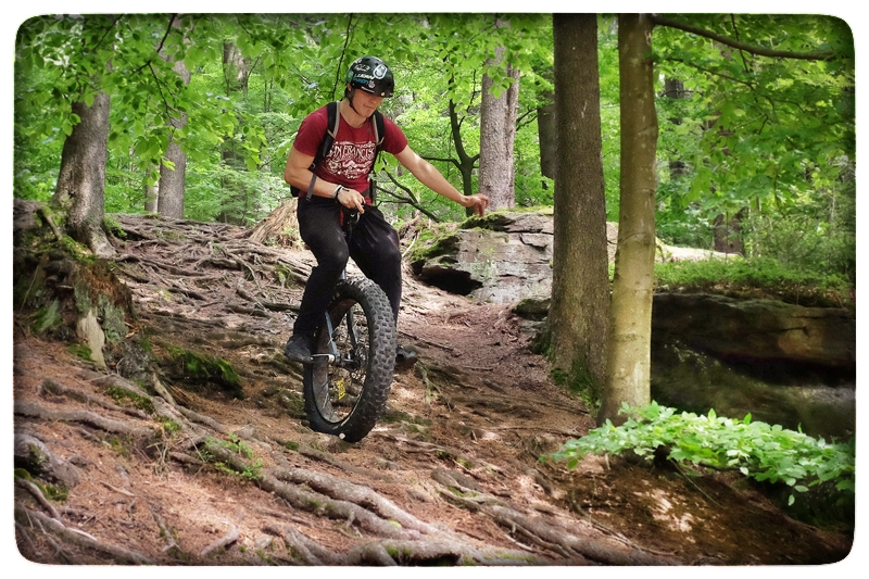 downhill